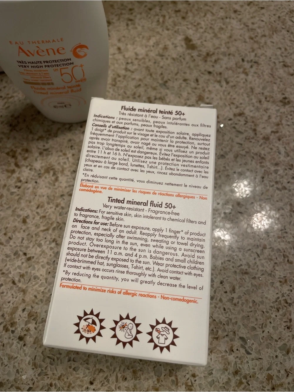 Avène Tinted Mineral Fluid SPF 50+ - Beige